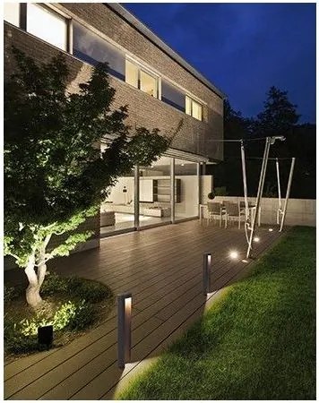 NOVOLUX 537B-L0107A-04 CAIRO Modern Kültéri Állólámpa Antracit LED IP54