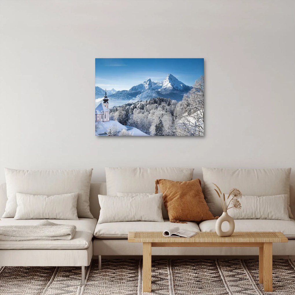 Kép - Egy pillantás a téli tájra (70x50 cm)