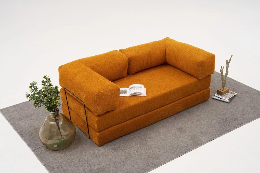 3 személyes kanapé Comfort - Narancssárga