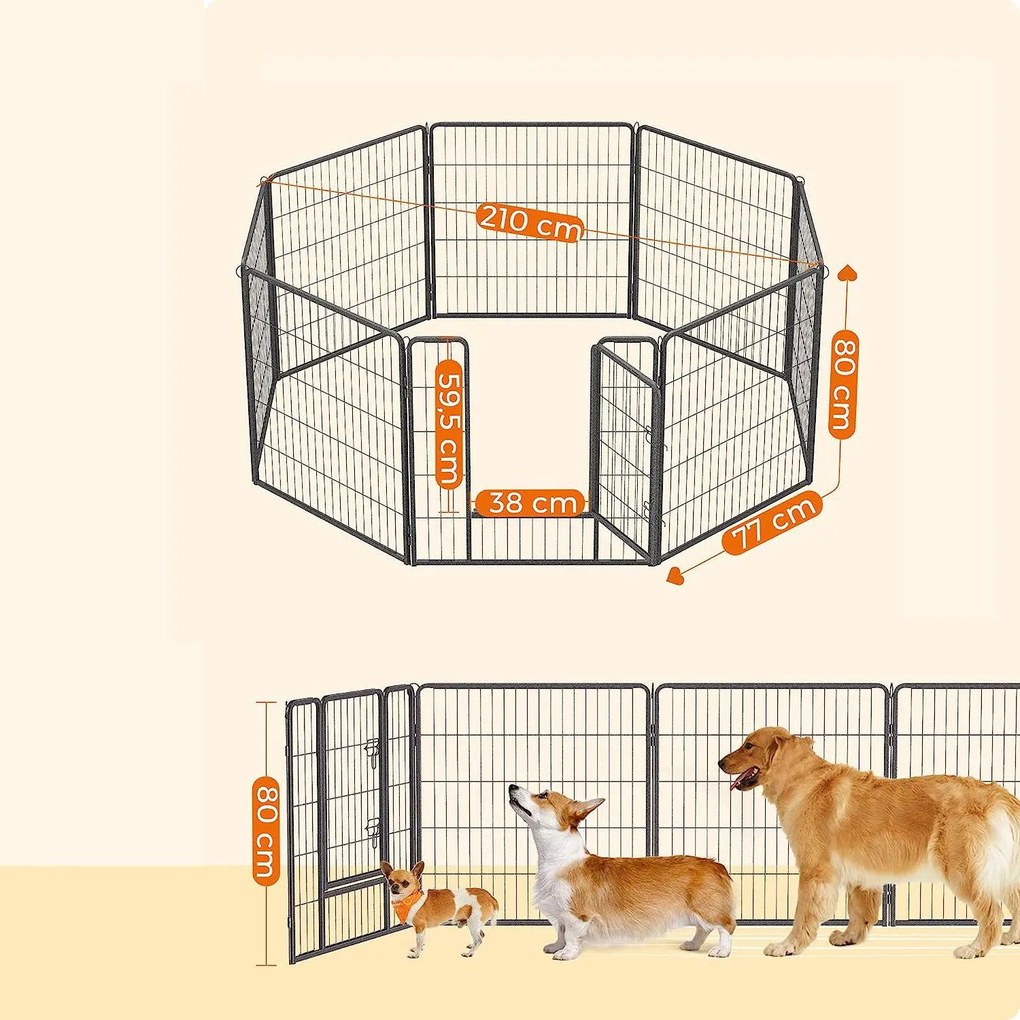 Kutya kennel, kutyaketrec, 80cm magas | FEANDREA