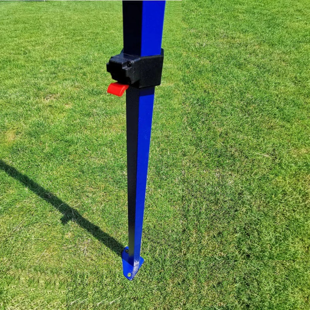 Kerti pavilon 3×6 m – összecsukható 3 fallal | BRIMO® - plusz 3 oldalfal - Narancs