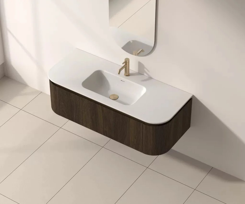 AREZZO design SIERRA 120 cm-es alsószekrény 1 fiók, 2 ajtó, dió