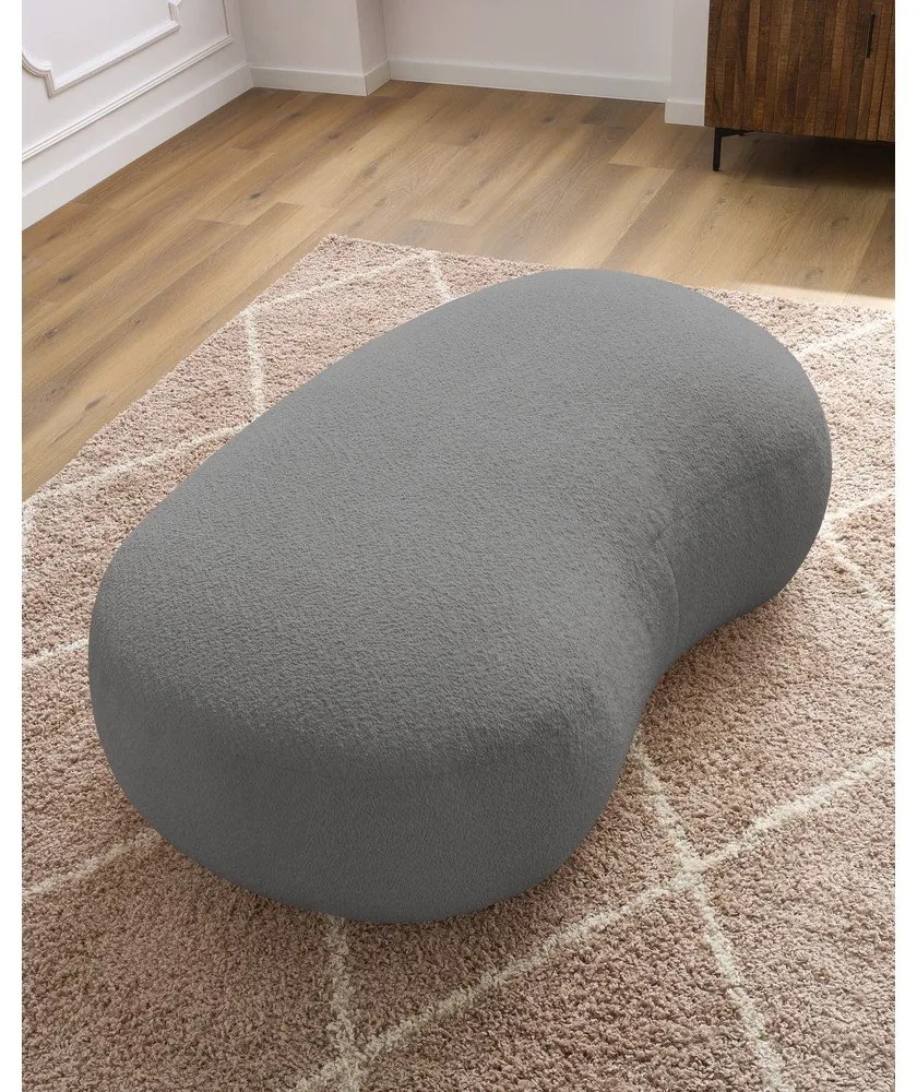 Világosszürke buklé szövet lábtartó Saint-Germain – Bobochic Paris