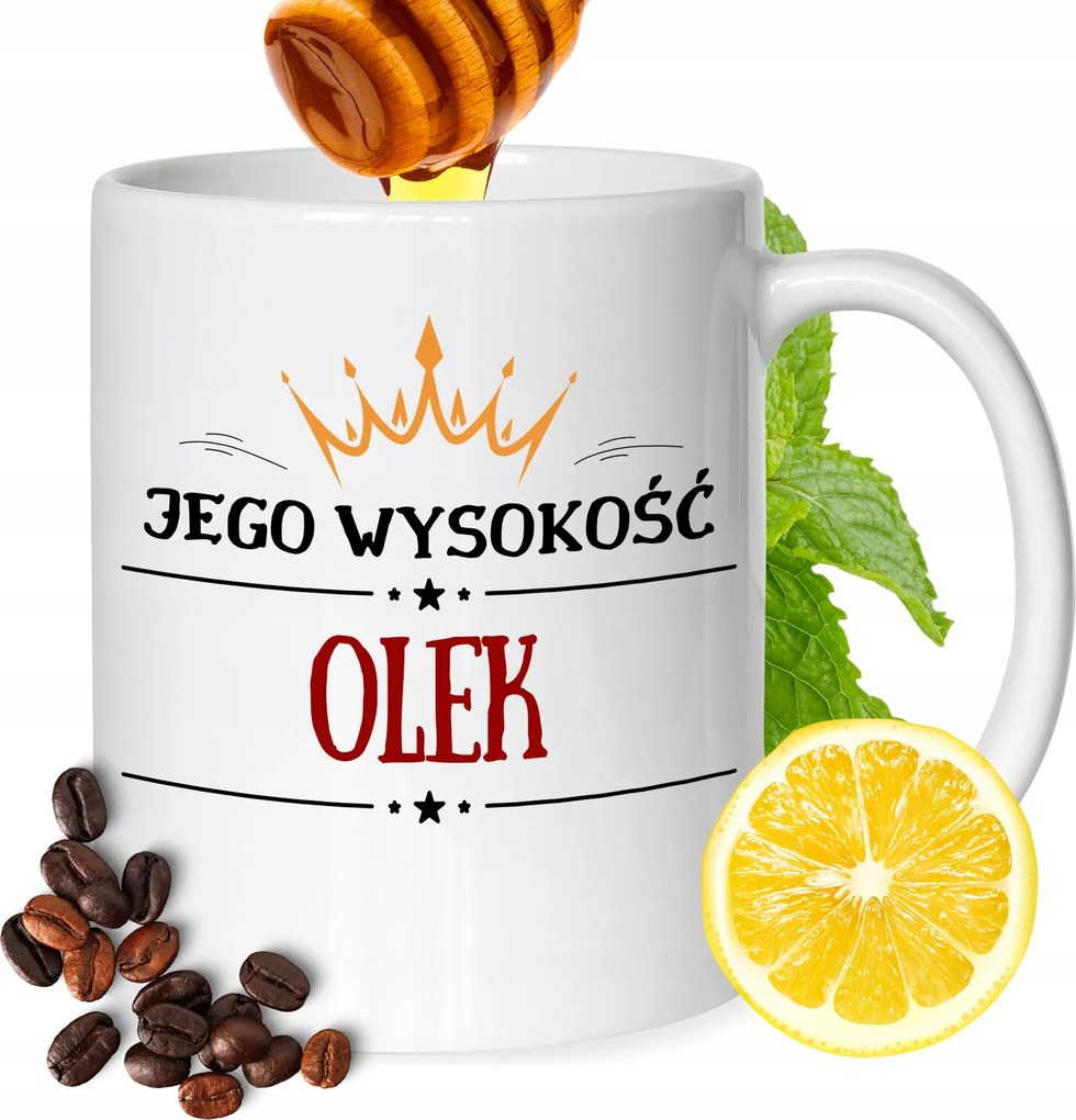 Bögre Olek Férj Barátjának Ajándék Nyomtatott Fehér 330ml