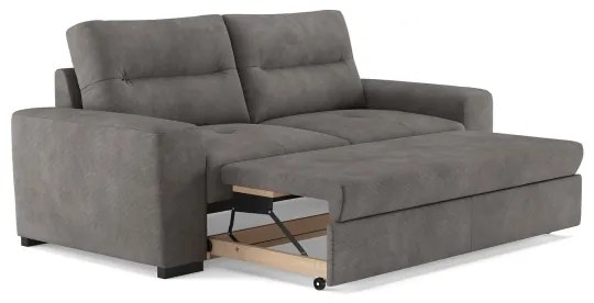 COMO háromszemélyes ággyá nyitható kanapé — sötétszürke