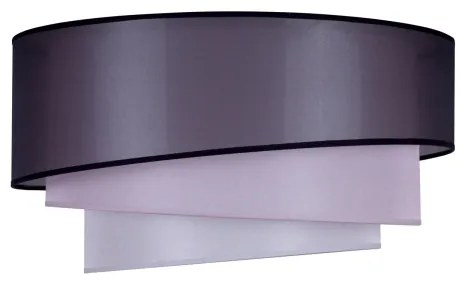 Duolla - Mennyezeti lámpa TRIO 1xE27/15W/230V á. 45 cm fekete/rózsaszín/ezüst