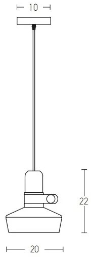 Zambelis 1990 - Csillár zsinóron 1xE27/40W/230V tölgy/fekete