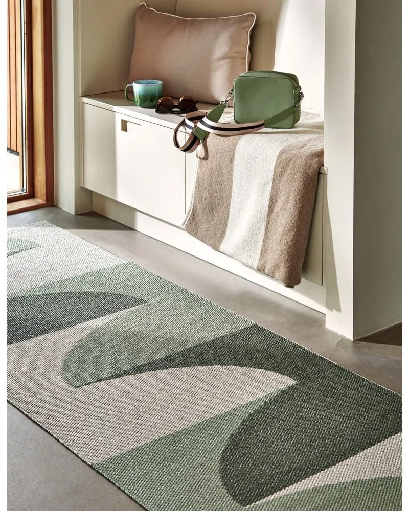 Zöld kültéri-beltéri futószőnyeg 70x180 cm Hill Army Misty Mint – Pappelina