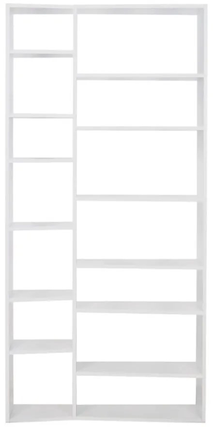 Fehér könyvespolc 108x224 cm Valsa – TemaHome