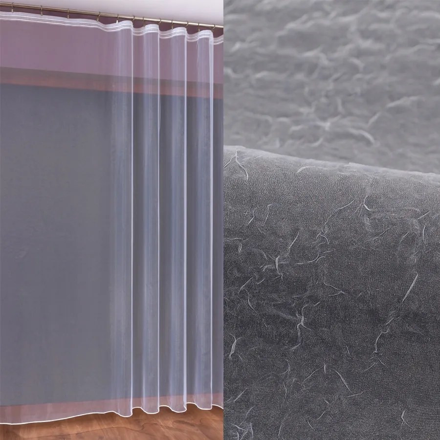 Kész Függöny Fátyol Szalaggal 300X160