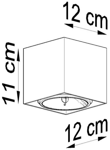 Spotlámpa BLAKE 1xGU10/40W/230V
