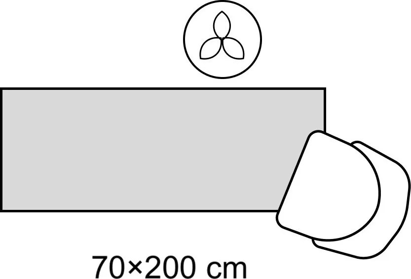 Fekete-natúr színű kétoldalas-kézi szövésű juta futószőnyeg 70x200 cm Jutta – Hanse Home