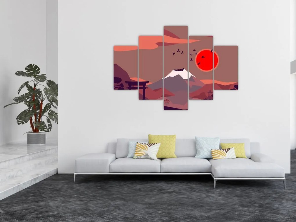 Kép - Fuji hegység (150x105 cm)