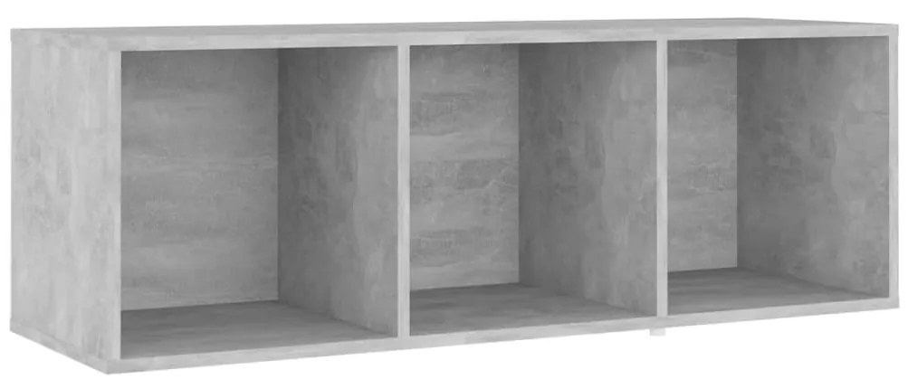 2 db betonszürke szerelt fa TV-szekrény 107 x 35 x 37 cm