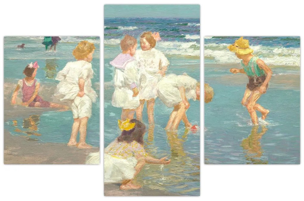 Kép - Edward Henry Potthast, A Holiday, reprodukciók (90x60 cm)