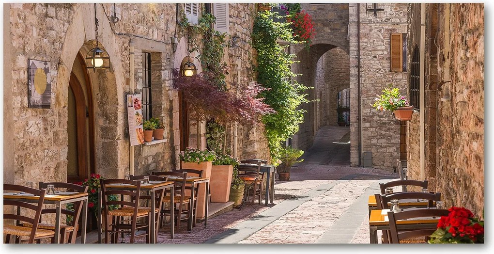 Fotó kép edzett üveg Olasz utca 140x70