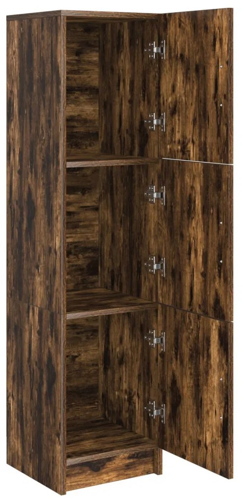 Magas Tároló Füstölt tölgy 31,5 x 32 x 124 cm Faanyag