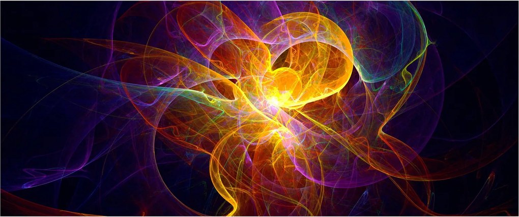 Absztrakt kép (120x50 cm)