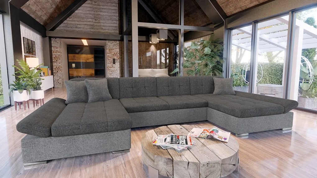 Széthúzható kanapé Agnara (lux 05 + lux 06 + lux 05). 1053630