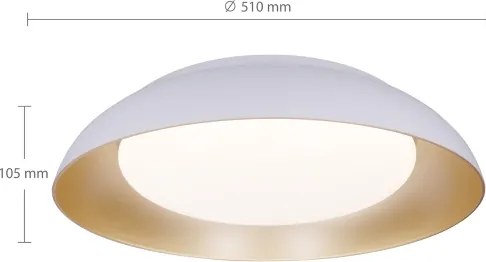 Brilagi - LED Dimmelhető lámpatest ALVA LED/48W/230V 3000-6500K Ø 51 cm fehér + távirányító
