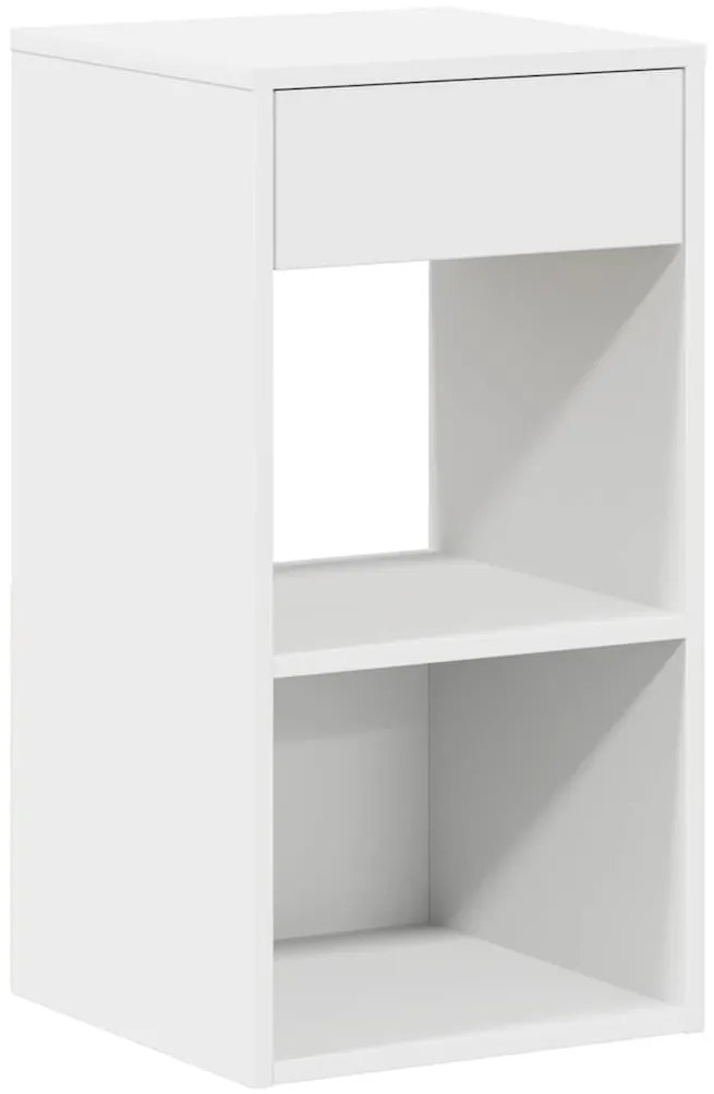 Éjjeliszekrények fiókos 2 db fehér 35x34x66,5 cm