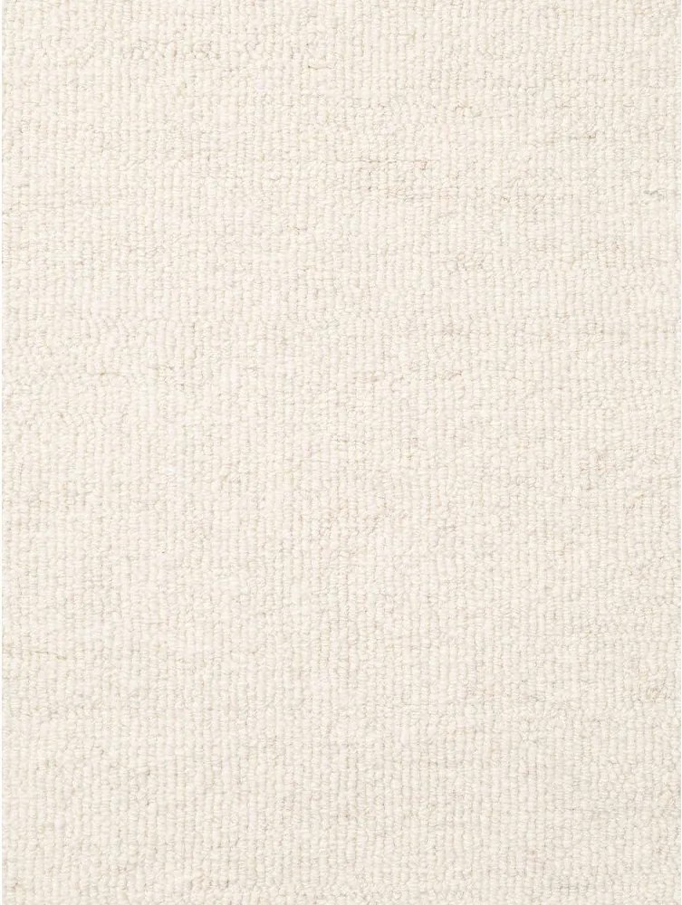 Krémszínű kézi szövésű gyapjú kerek szőnyeg ø 160 cm Puristic Knots – Elle Decoration