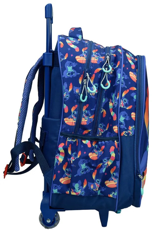Disney Lilo és Stitch, A csillagkutya Chillin' gurulós iskolatáska, táska 46 cm