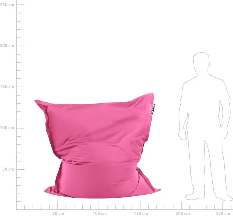 Babzsák 140x180 cm Xl (fukszia). 1009280