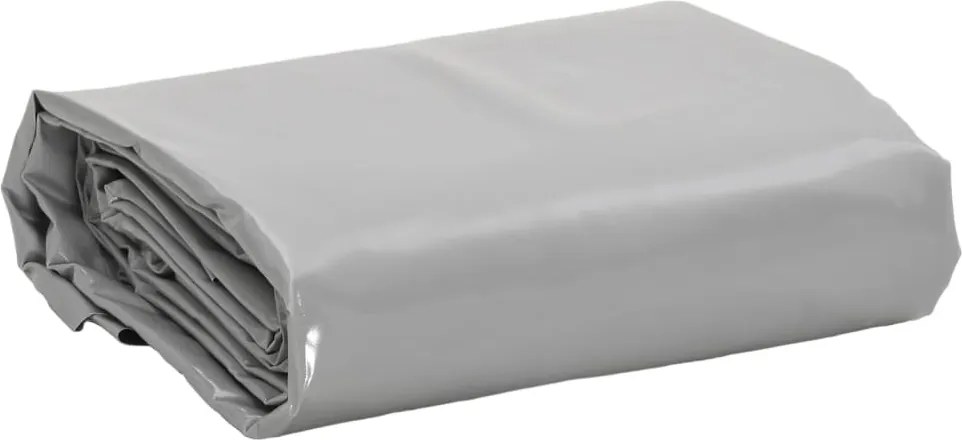 vidaXL szürke ponyva 4 x 7 m 650 g/m²