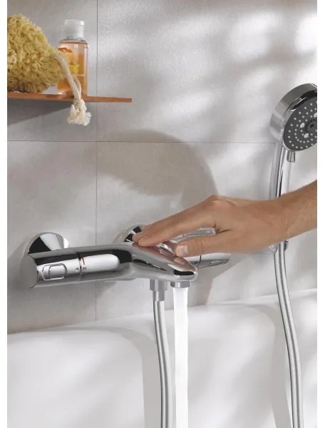 GROHE 34227002 - termosztátos kádcsaptelep PRECISION TREND DN 15 fényes króm