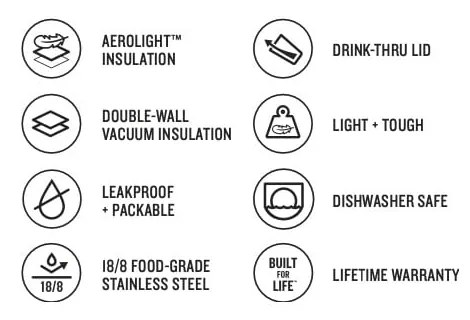 Bézs termobögre 350 ml AeroLight Transit – Stanley