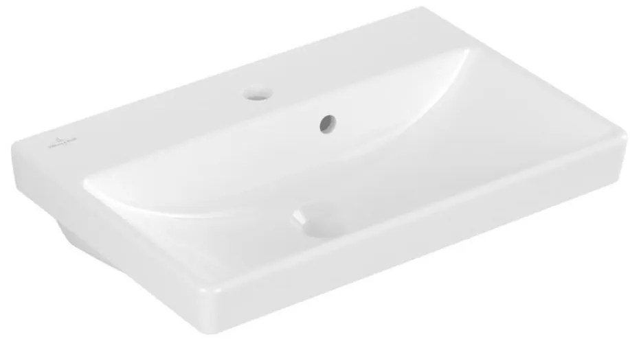 Villeroy & Boch 4A005501 - AVENTO függesztett mosdó 55x37 cm kerámia/fehér