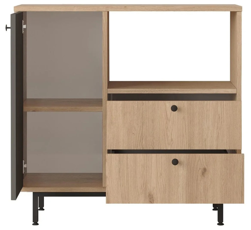 Komód Rebutia 1 (tölgy + antracit) . 1102491