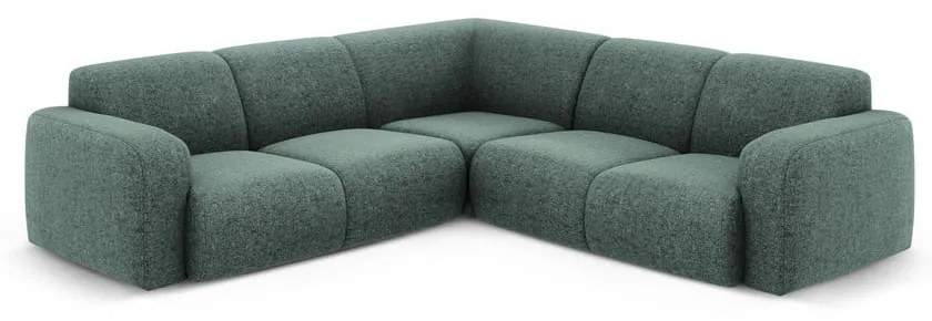 Petróleum színű sarokkanapé (variálható-L alakú) Molino – Micadoni Home