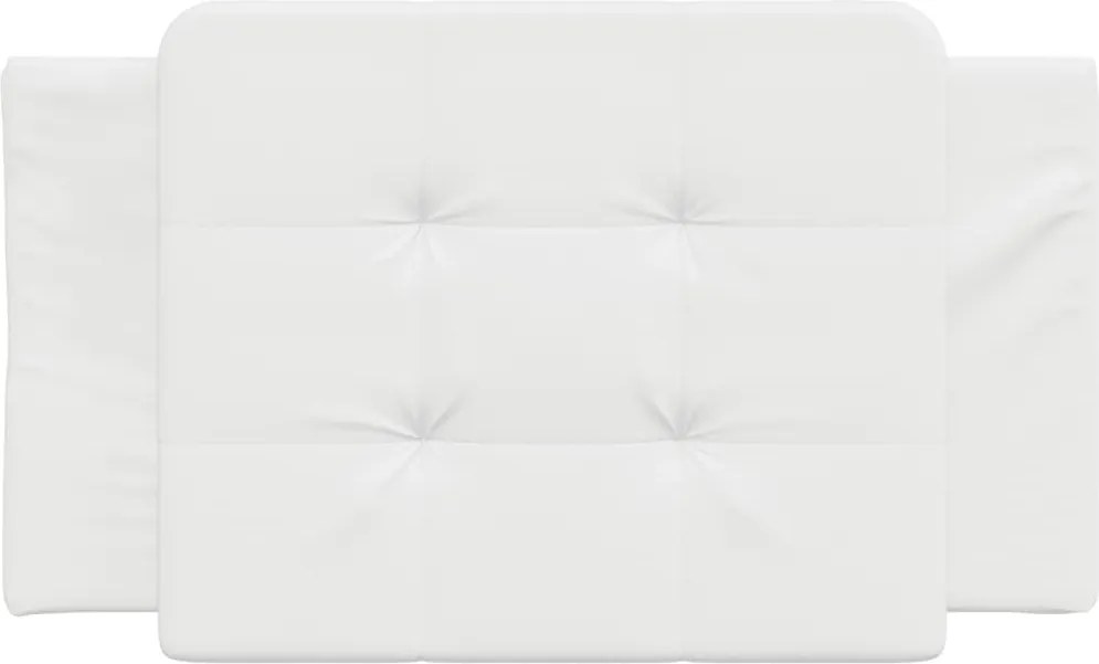 fehér műbőr fejtámla párna Zadar 90 cm