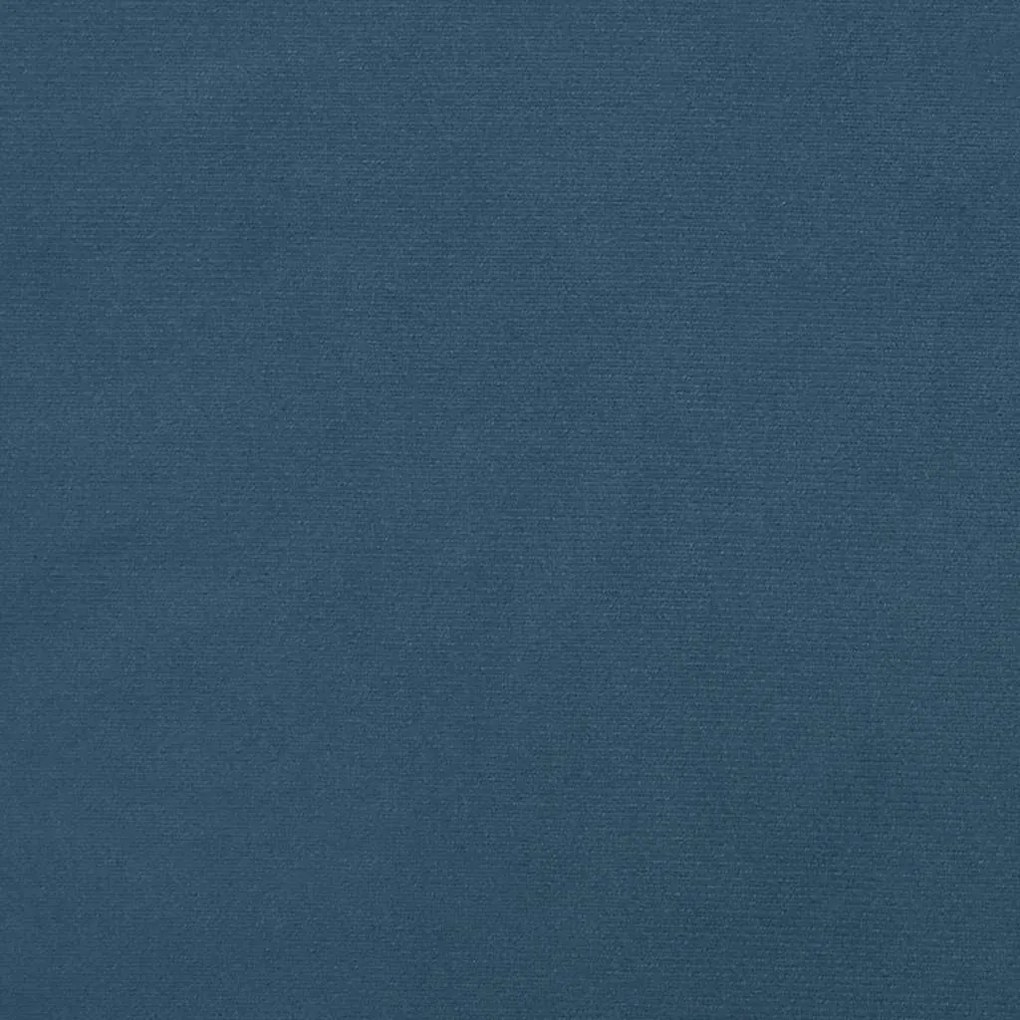 sötétkék bársony zsebrugós gyerekmatrac 80 x 160 cm