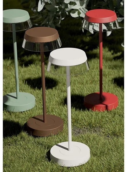 Redo 90306 - LED Dimmelhető asztali lámpa ILUNA LED/2,5W/5V 3000 mAh IP65 fehér