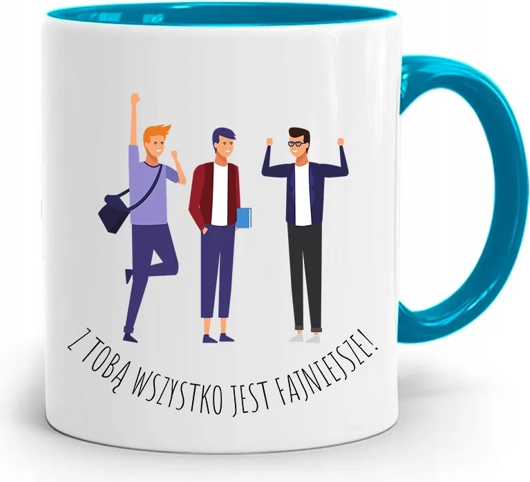 Kék Barát Bögre Minden Szebb, fényképes nyomattal