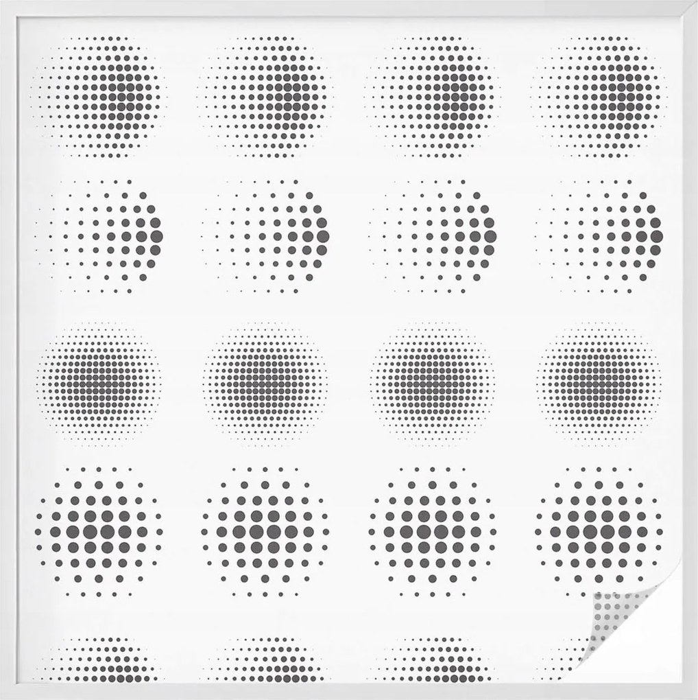 Furnérfólia Adatvédelem Szélvédőkhöz és Ablakokhoz Pöttyös körök 100x100