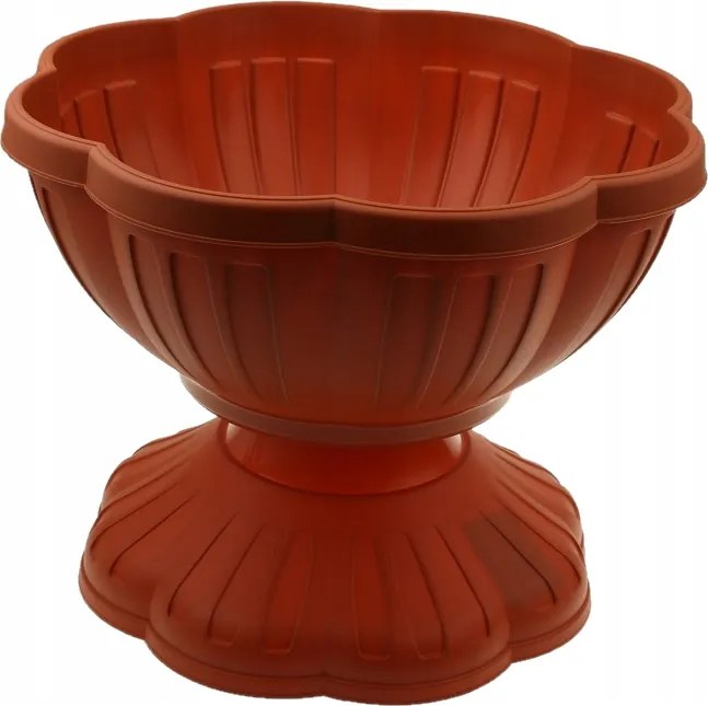 Kerti Gáz Virágtartó Terrakotta 385x290 mm Virágtartó