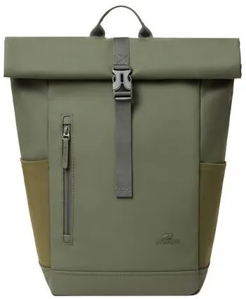 Notebook hátizsák, 14, 17L, rolltop, RIVACASE Eden ECO 7826, olivazöld (NTRE7826O)