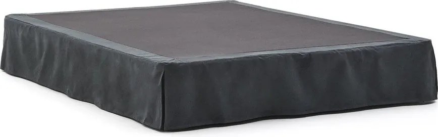 Antracitszürke kárpitozott franciaágy 180x200 cm Jaira – Kave Home