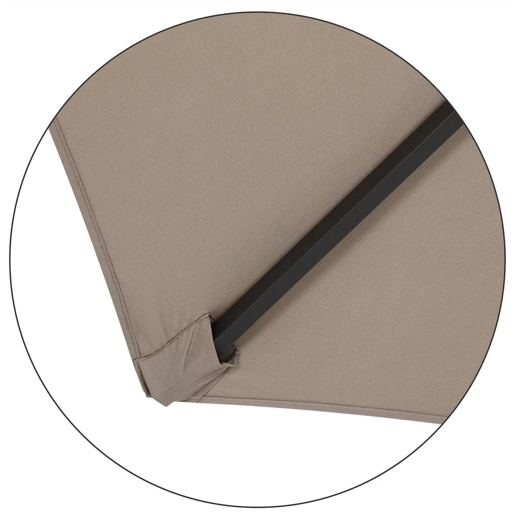 Kingsleeve® Kerti napraforgó Ø300 cm - taupe