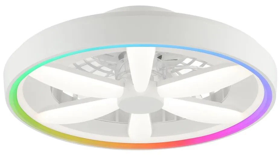 Brilliant - GAIANO LED/48W/230V fehér RGBW mennyezeti ventilátor távirányítóval