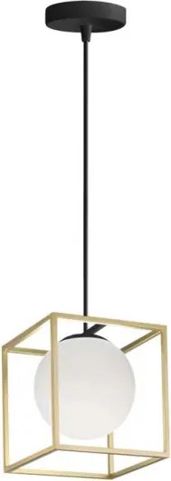 MORETTI MO8647 CUBE ARANY Színű Függeszték 1xE27 60W IP20