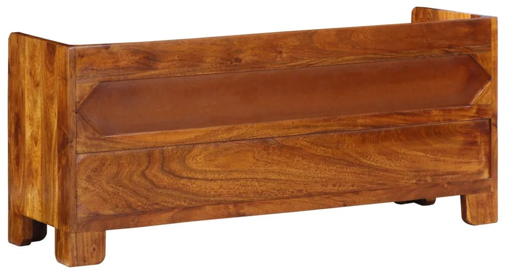 Cipőpad 100x35x45 cm Tömör akác fából