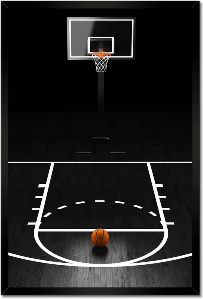 Poszterek keretben 40x60 BasketBall Tábla Labda