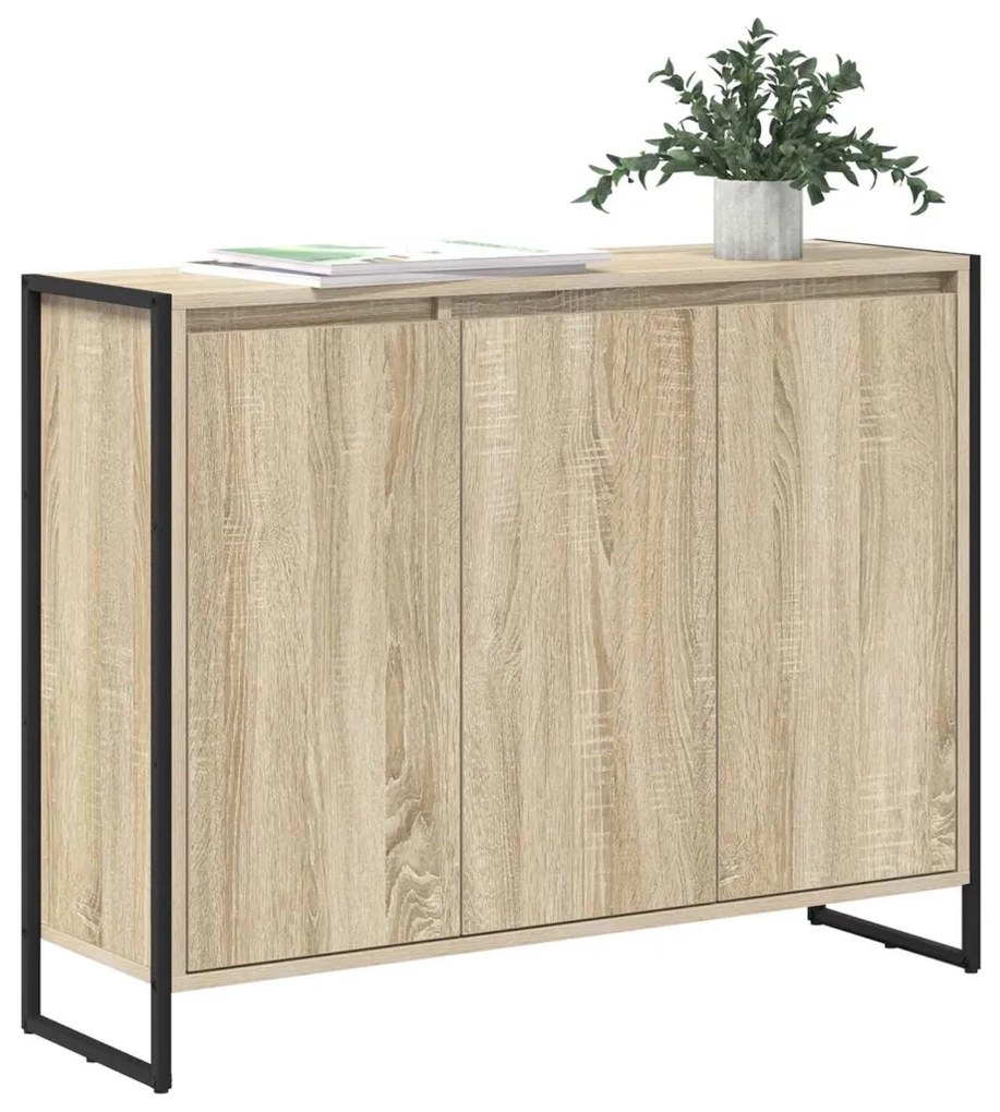 Oldalsó szekrény Sonoma 96,5 x 30 x 75 cm Faanyag