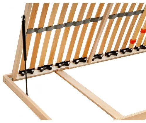 Rugalmas lamellás ágyrács oldalsó emeléssel ODENSE 90x200 balos