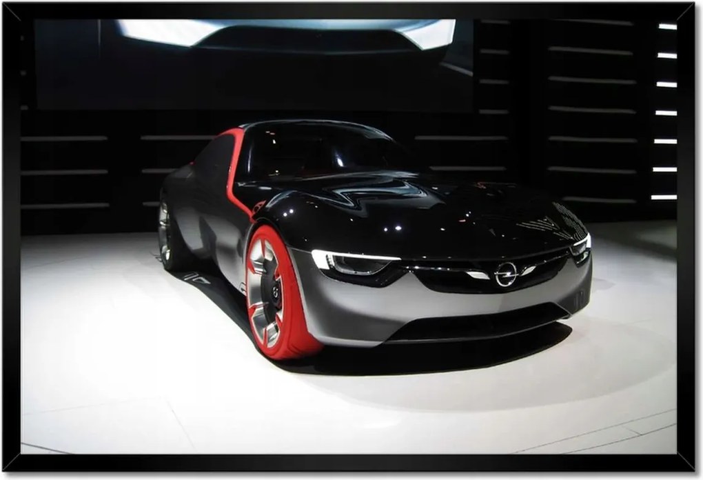 Poszterek keretben 60x40 Opel sportautó